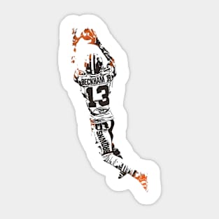 Cleveland browns Beckham jr Sticker